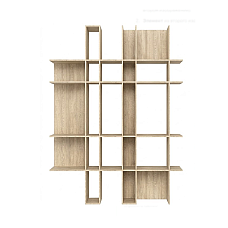 Стелаж Дублін 240 Дуб кремона котта Гербор (Gerbor) Україна